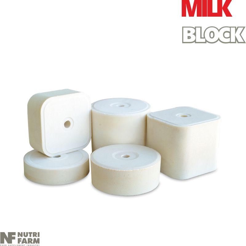 MILK LICKING BLOCK<br>Trace elements & Lactose