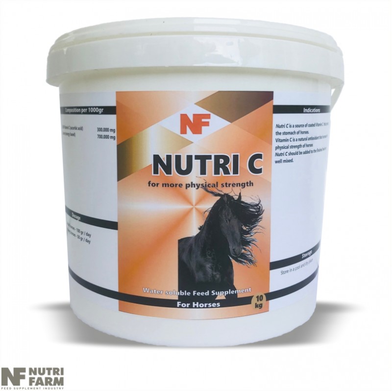NUTRI C<br>WATER SOLUBLE FEED SUPPLEMENT<br>More physical strength